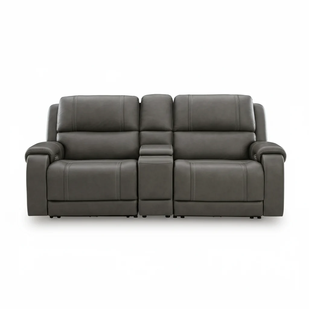 5Z-Harrenhurst 3-Piece Power Reclining Sectional Loveseat with Console