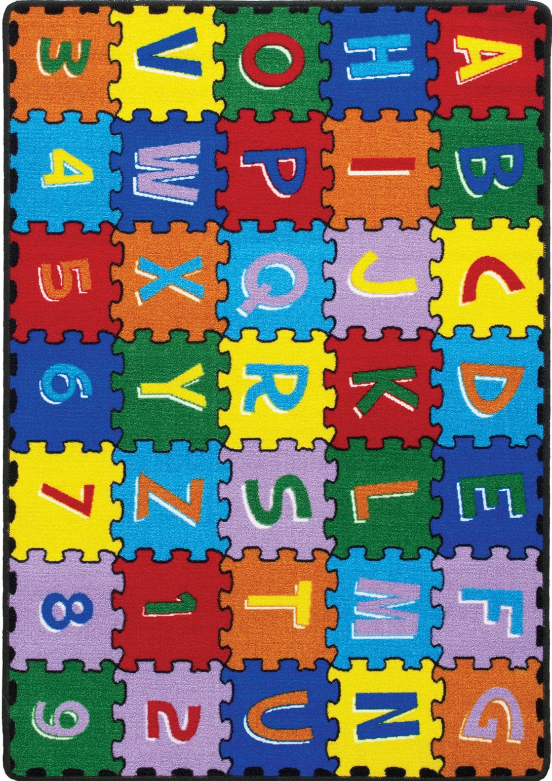 Abbey Alphabet/Multi 5' X 7' Area Rug - Image 2