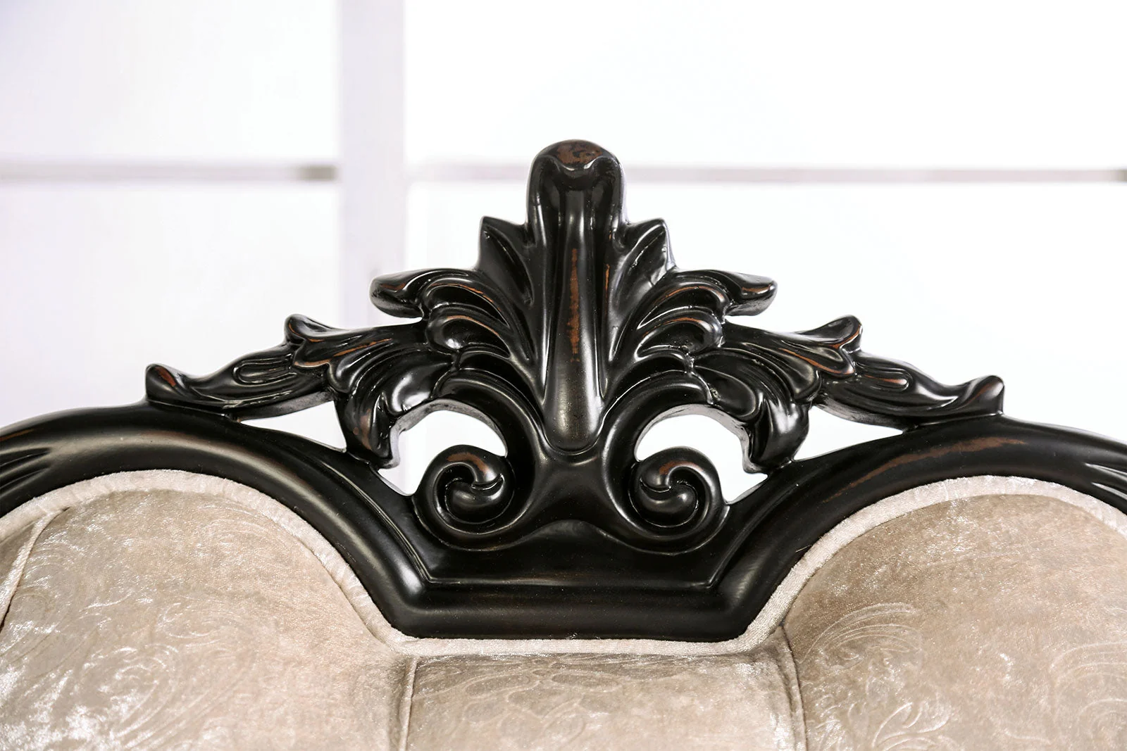 Acapulco Black/Off-White Sofa - Image 4