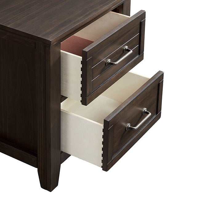 Alaina Walnut Eastern King Bed - Image 5