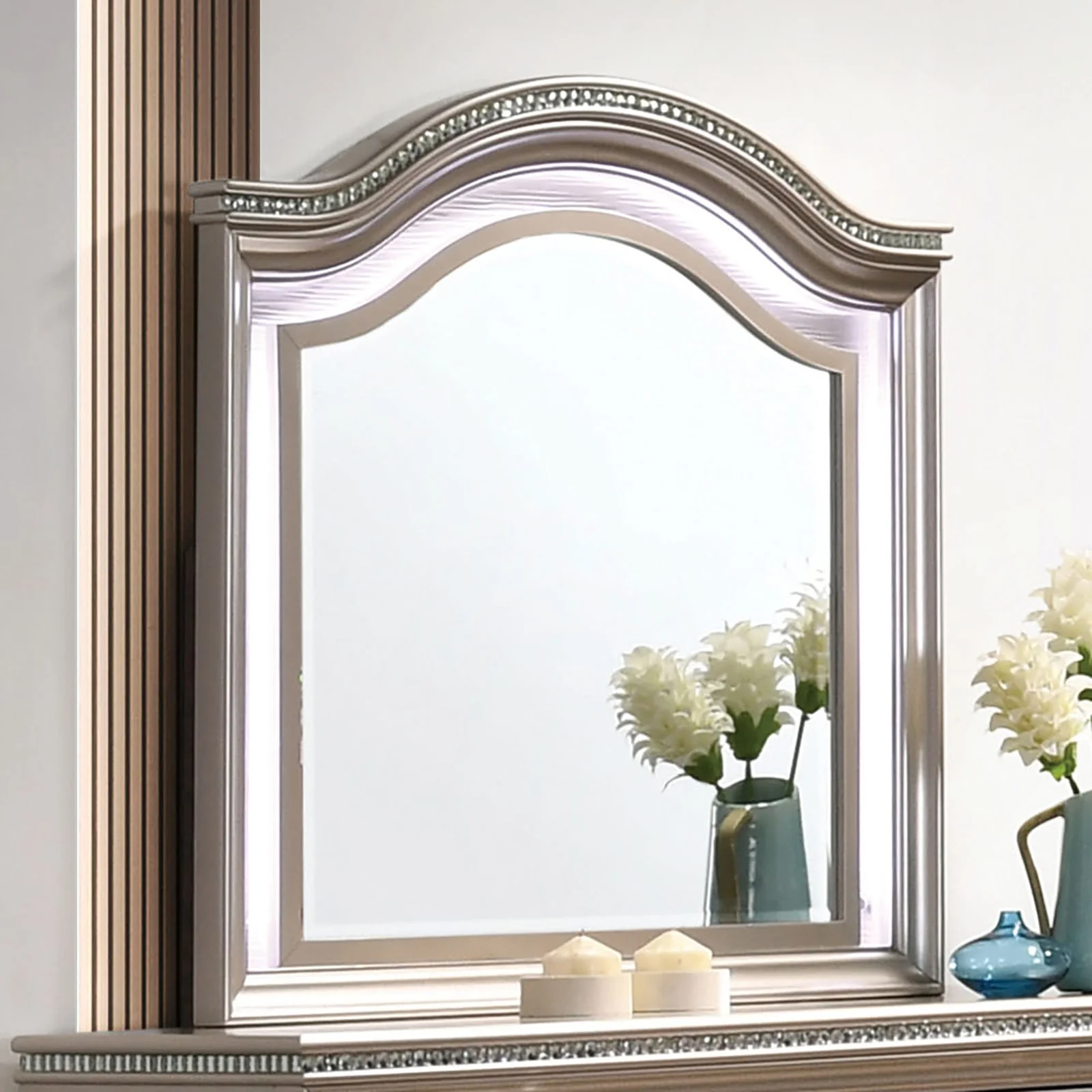 Allie Rose Gold 4 Pc. Full Bedroom Set - Image 7