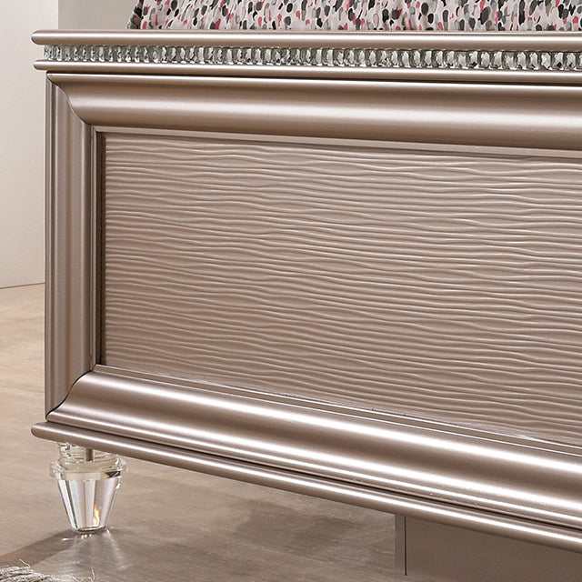 Allie Rose Gold Twin Bed - Image 3