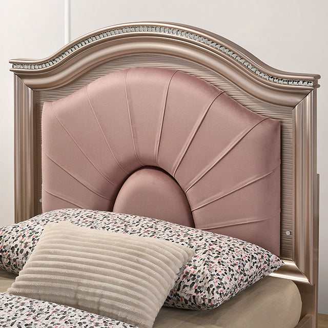Allie Rose Gold Twin Bed - Image 4