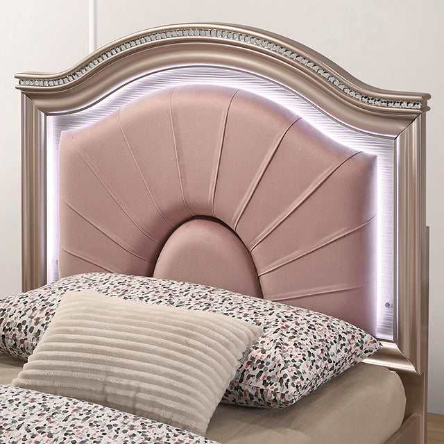 Allie Rose Gold Twin Bed - Image 5