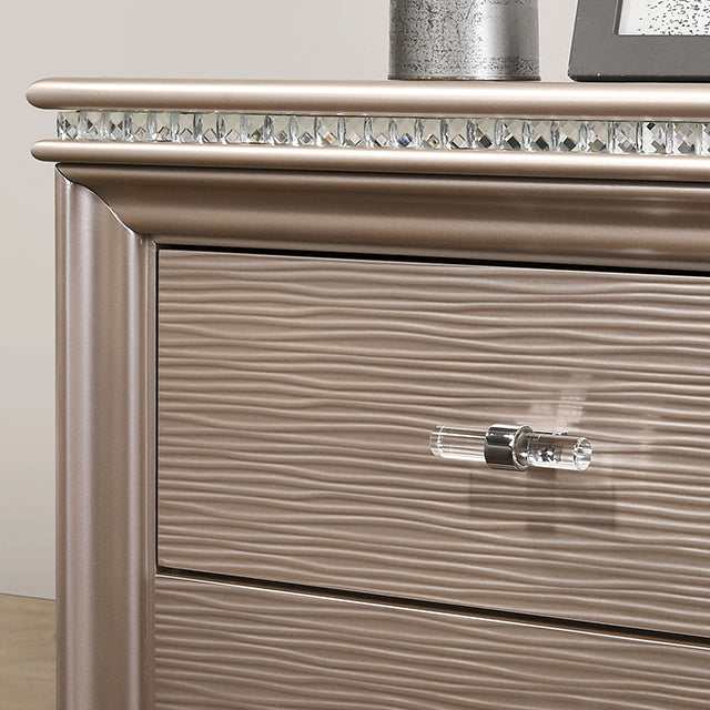 Allie Rose Gold Twin Bed - Image 6