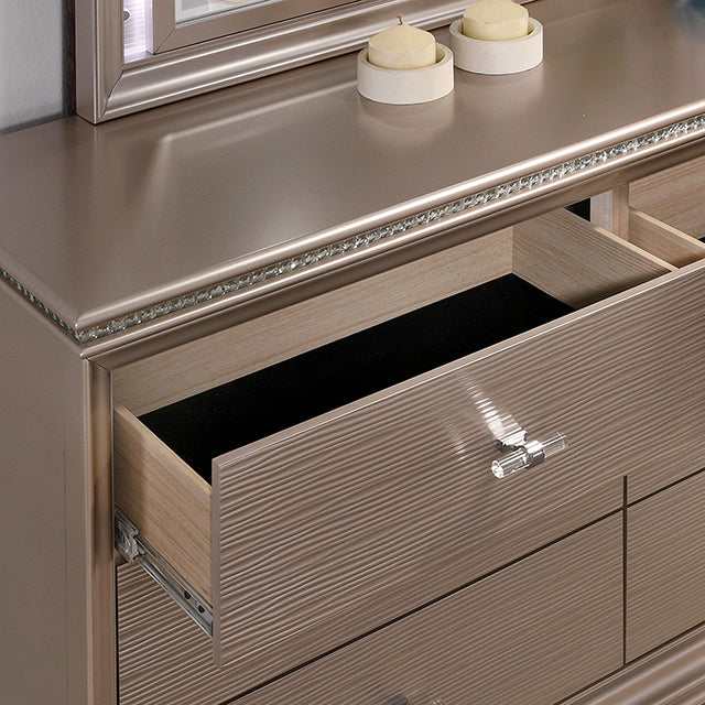 Allie Rose Gold Twin Bed - Image 8
