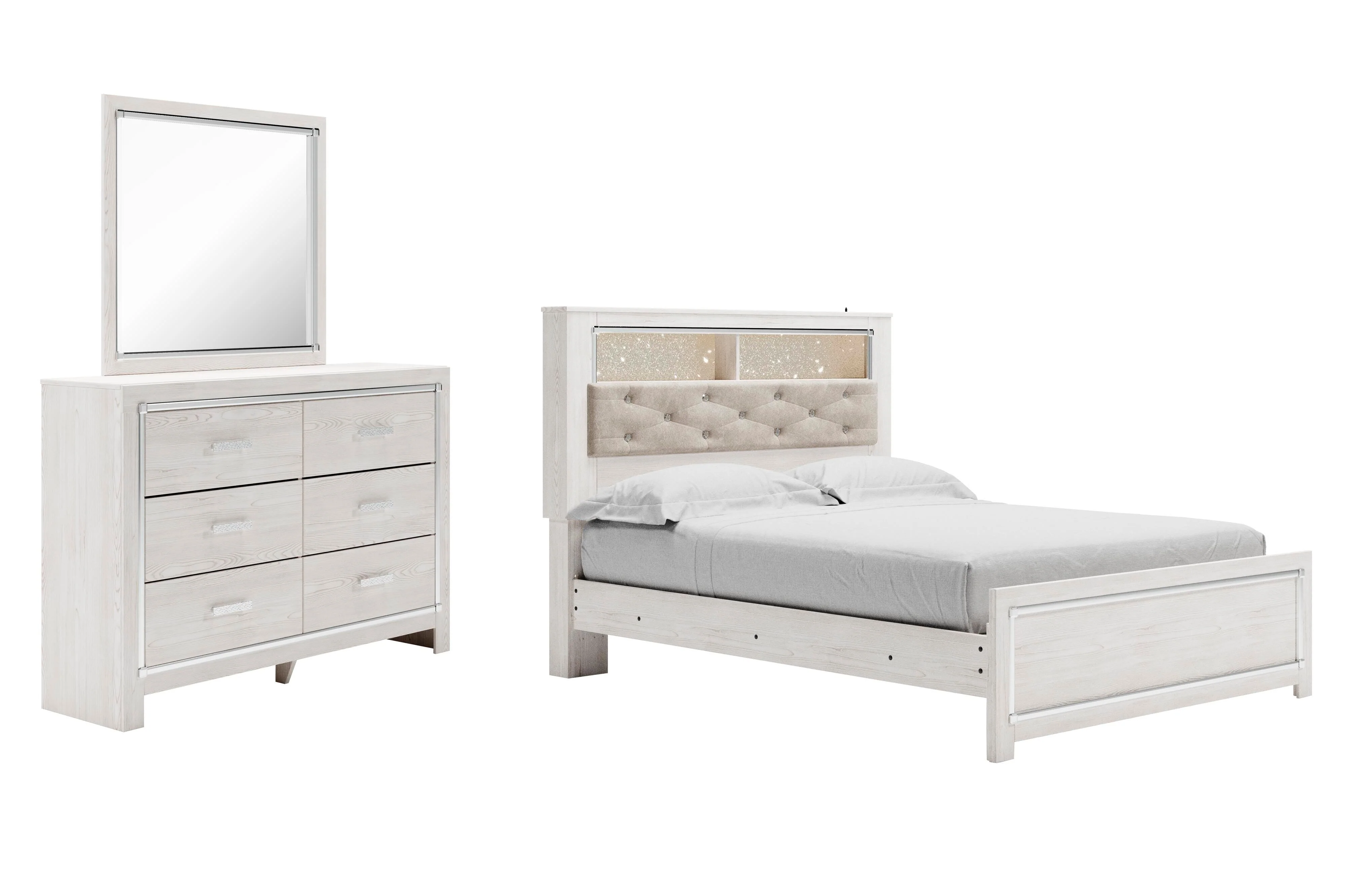 Altyra Panel Bookcase Bed Bedroom Set - Image 9