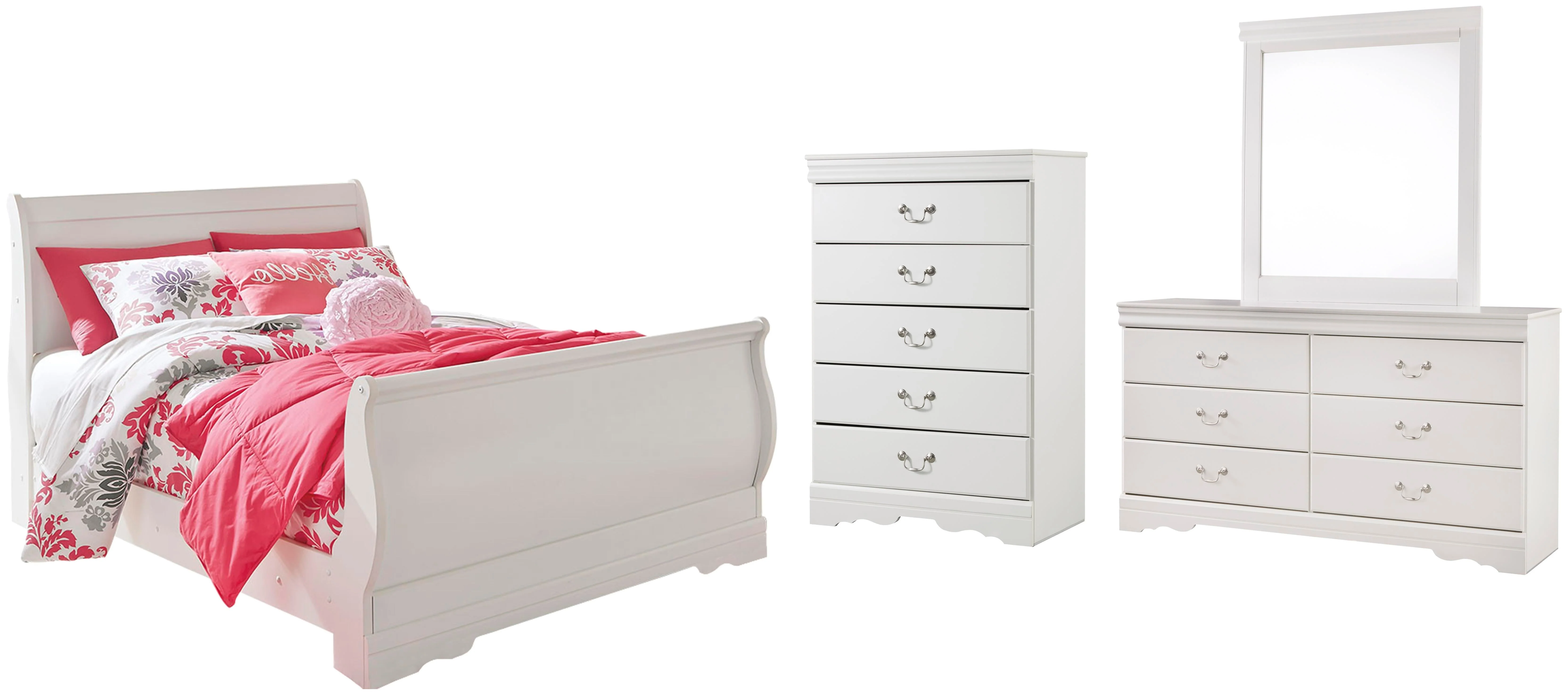 Anarasia Sleigh Bed Bedroom Set - Image 2