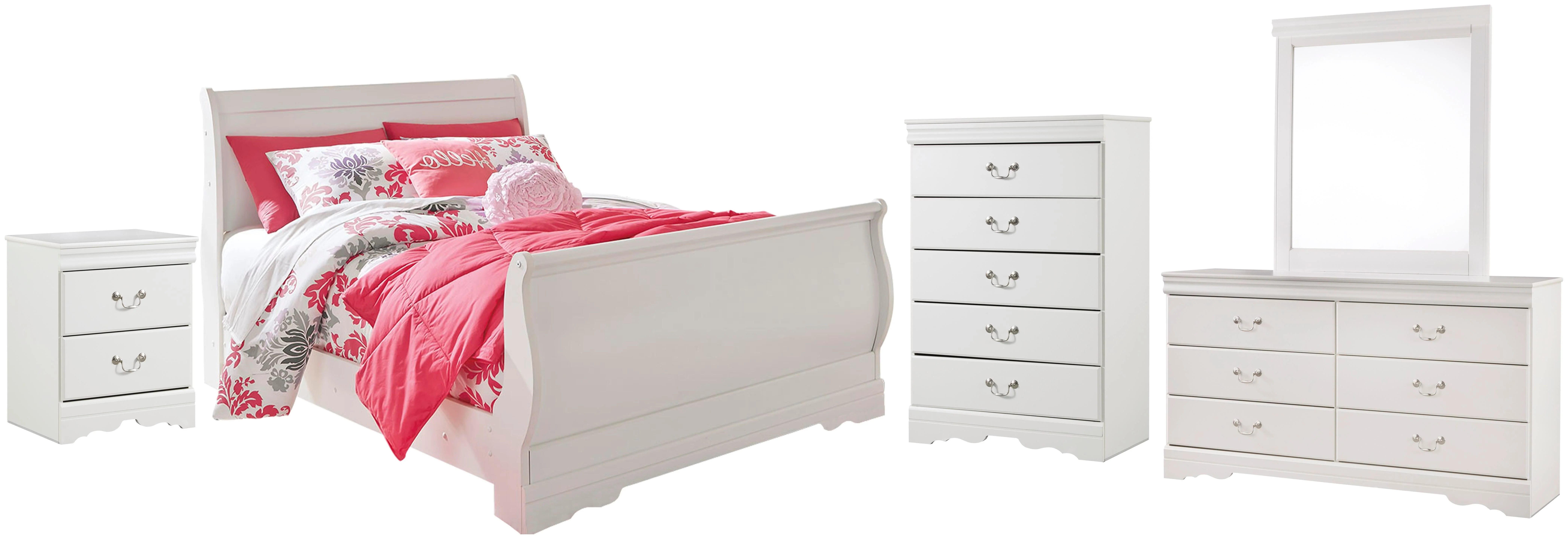 Anarasia Sleigh Bed Bedroom Set - Image 3