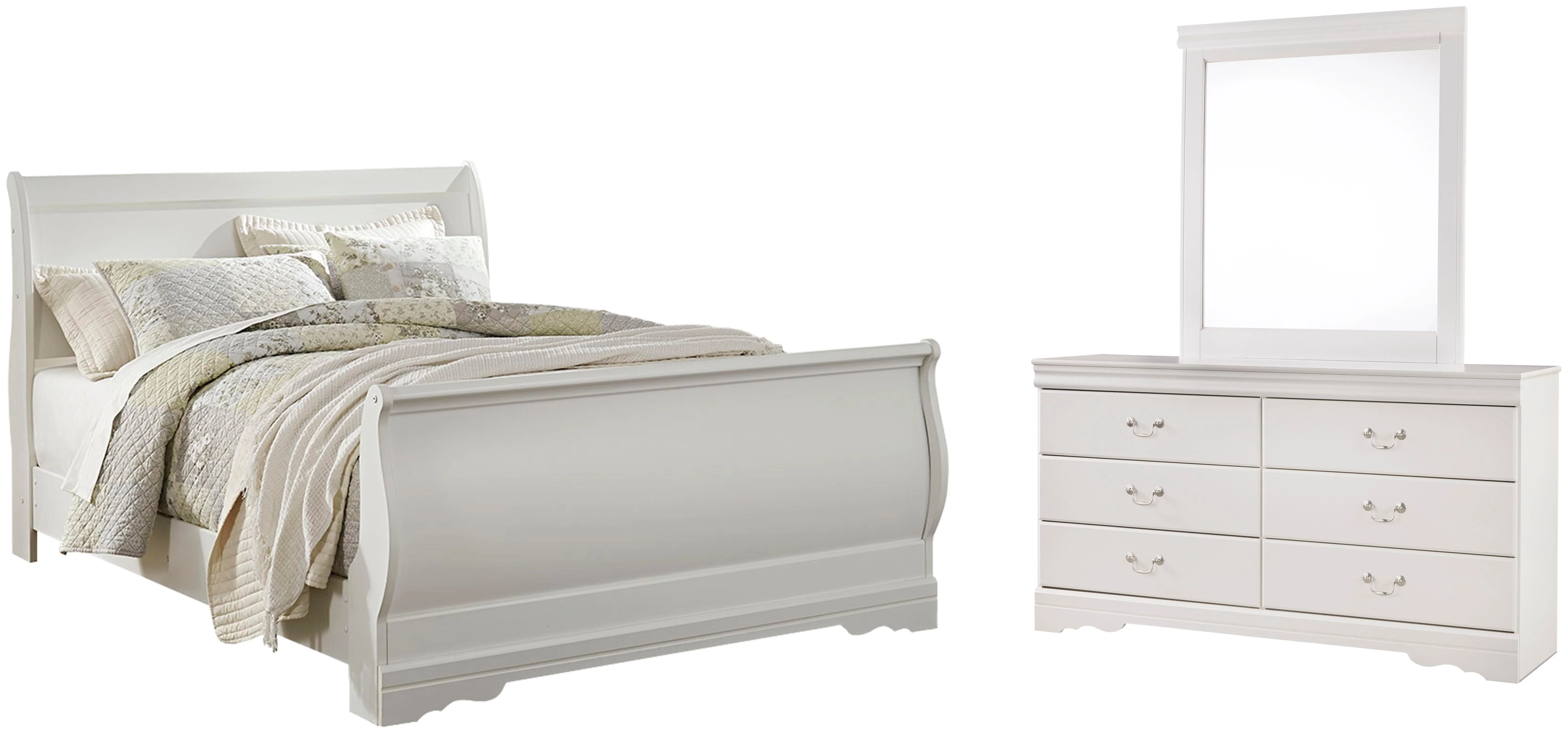 Anarasia Sleigh Bed Bedroom Set - Image 4