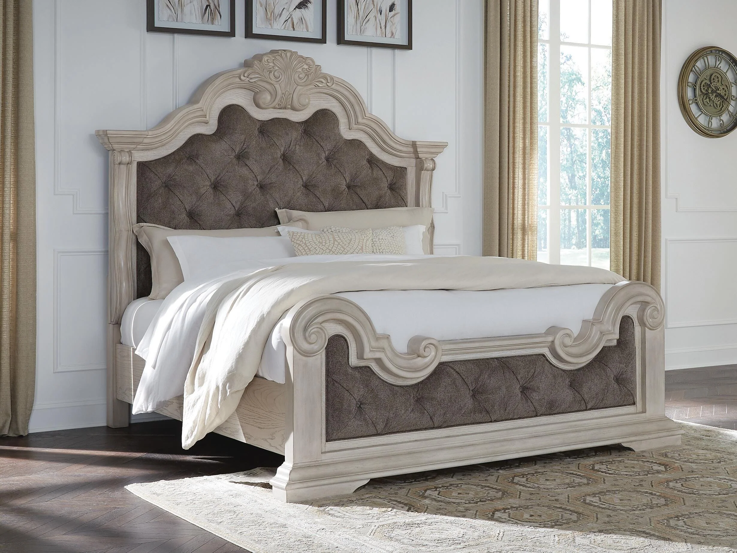 Andonhall Upholstered Panel Bed - Image 3