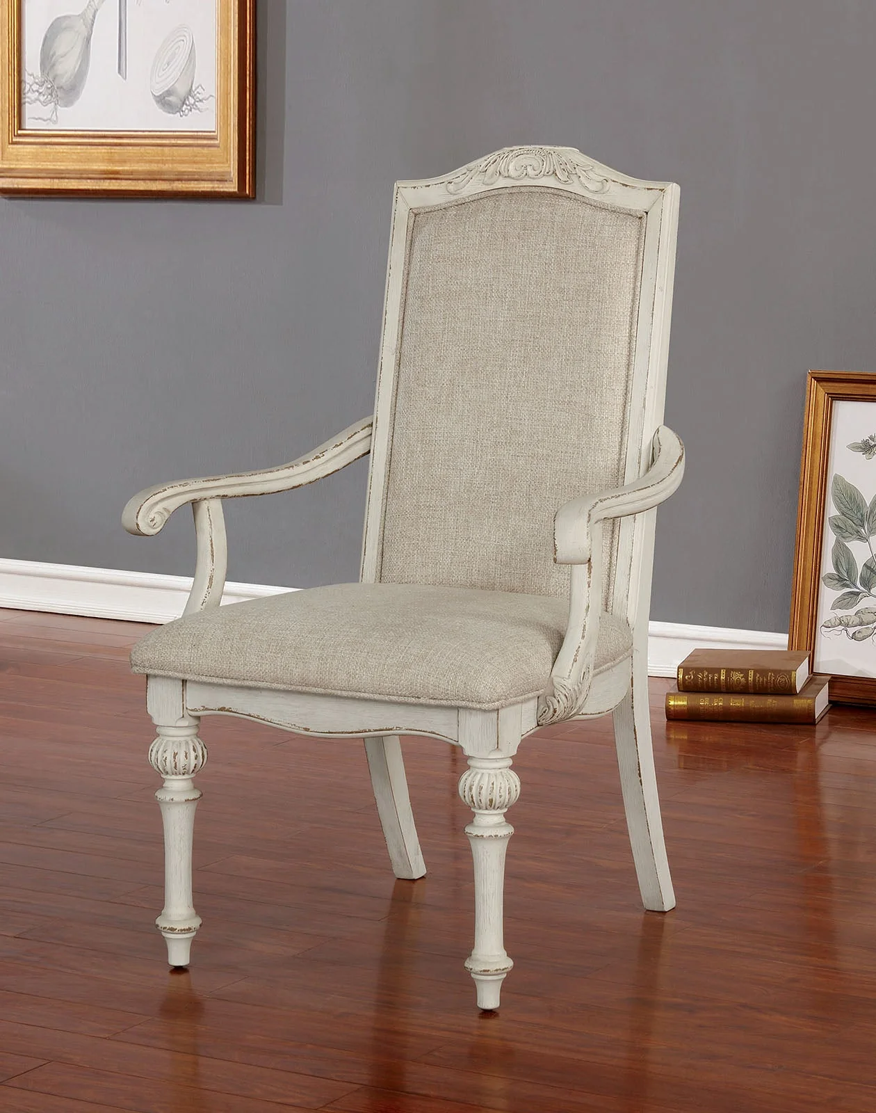 Arcadia Antique White 9 Pc. Dining Room Set - Image 5