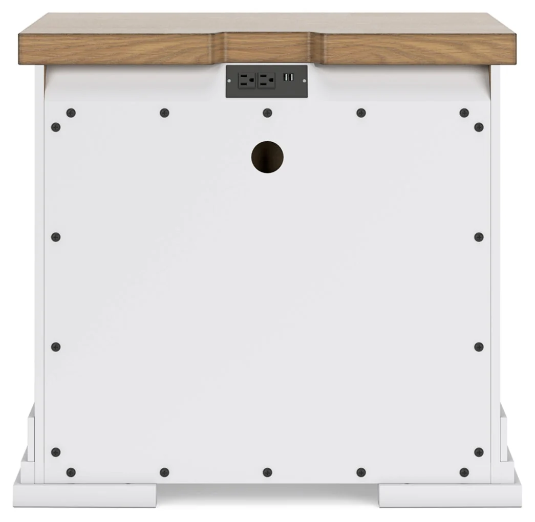 Ashbryn Three Drawer Night Stand - Image 5