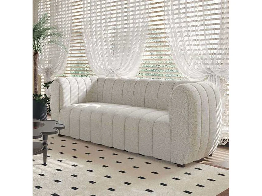 Aversa Off-White Loveseat