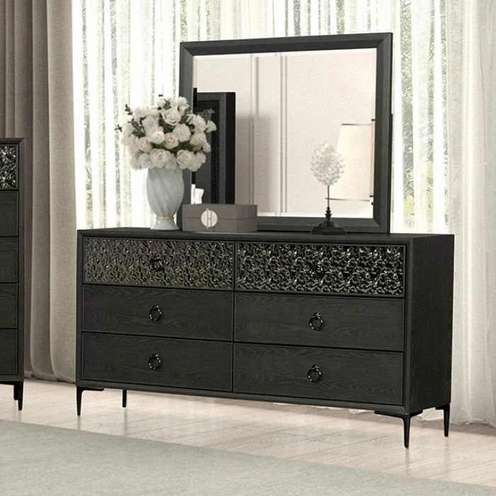 Bashford Espresso Queen 5 Piece Bedroom Set w/2 Nightstands - Image 6