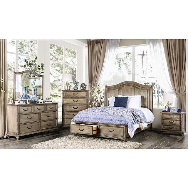 Belgrade i Rustic Natural Tone Queen Bed - Image 2