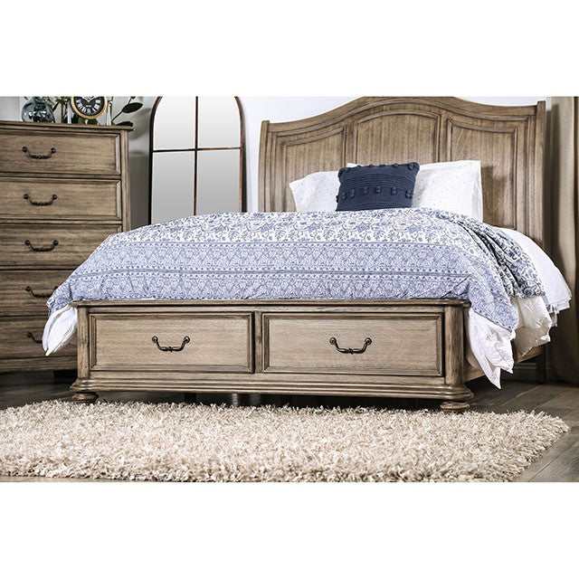 Belgrade i Rustic Natural Tone Queen Bed - Image 3