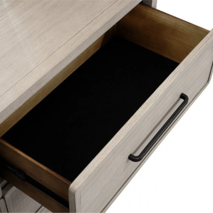Belize Natural Oak Queen 4 Piece Bedroom Set - Image 8