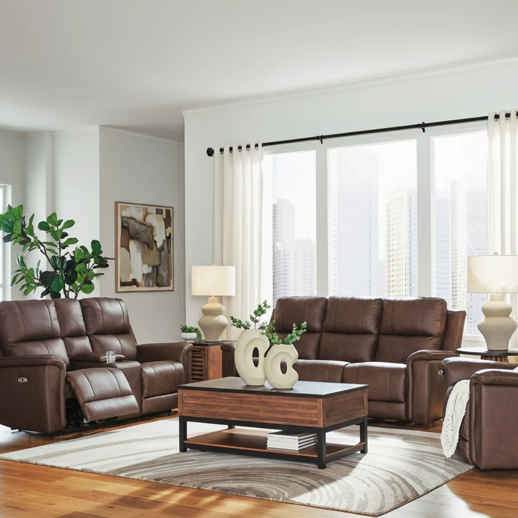 Beryton 2-Piece Power Reclining Sectional Loveseat - Image 2