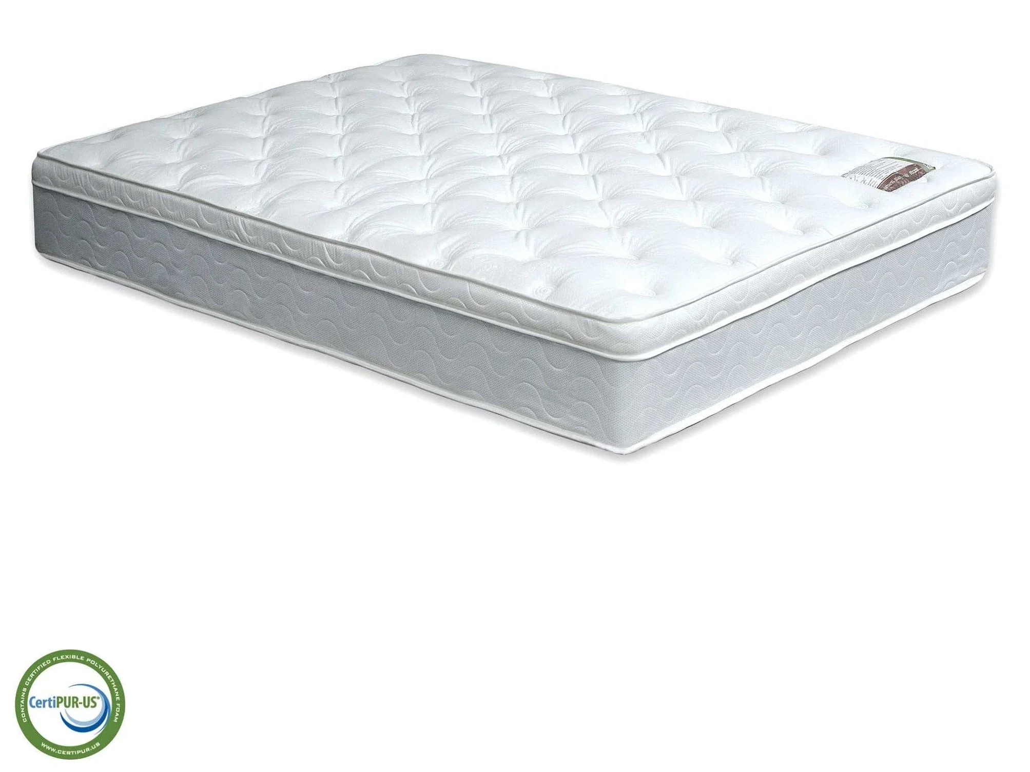 Bird of paradise White 11" Euro Pillow Top California King Mattress