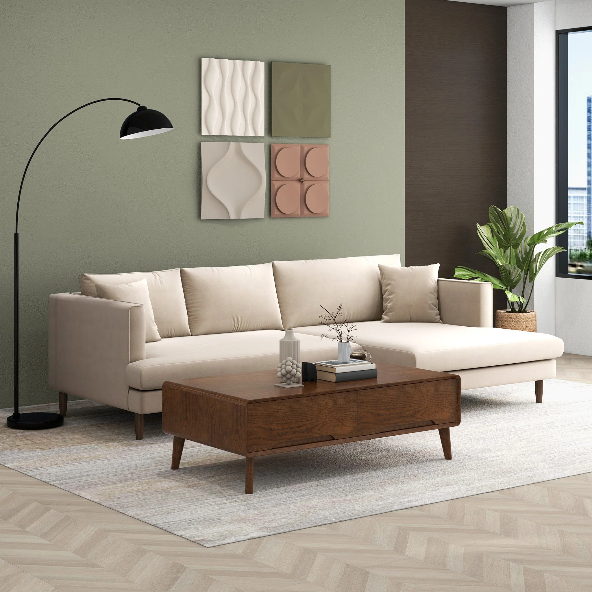 Blake L-Shaped Sectional Sofa Right Facing - Image 3