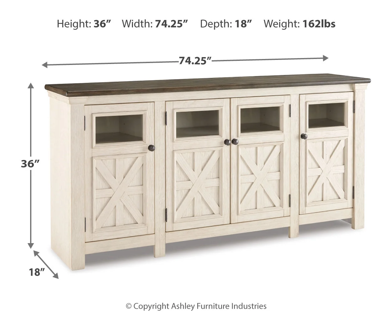 Bolanburg Extra Large TV Stand - Image 4