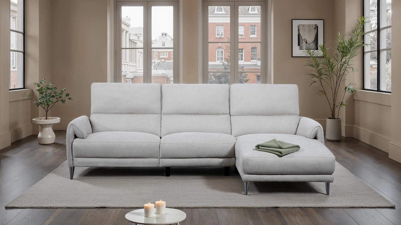 Brande Light Gray Power Sectional - Image 2