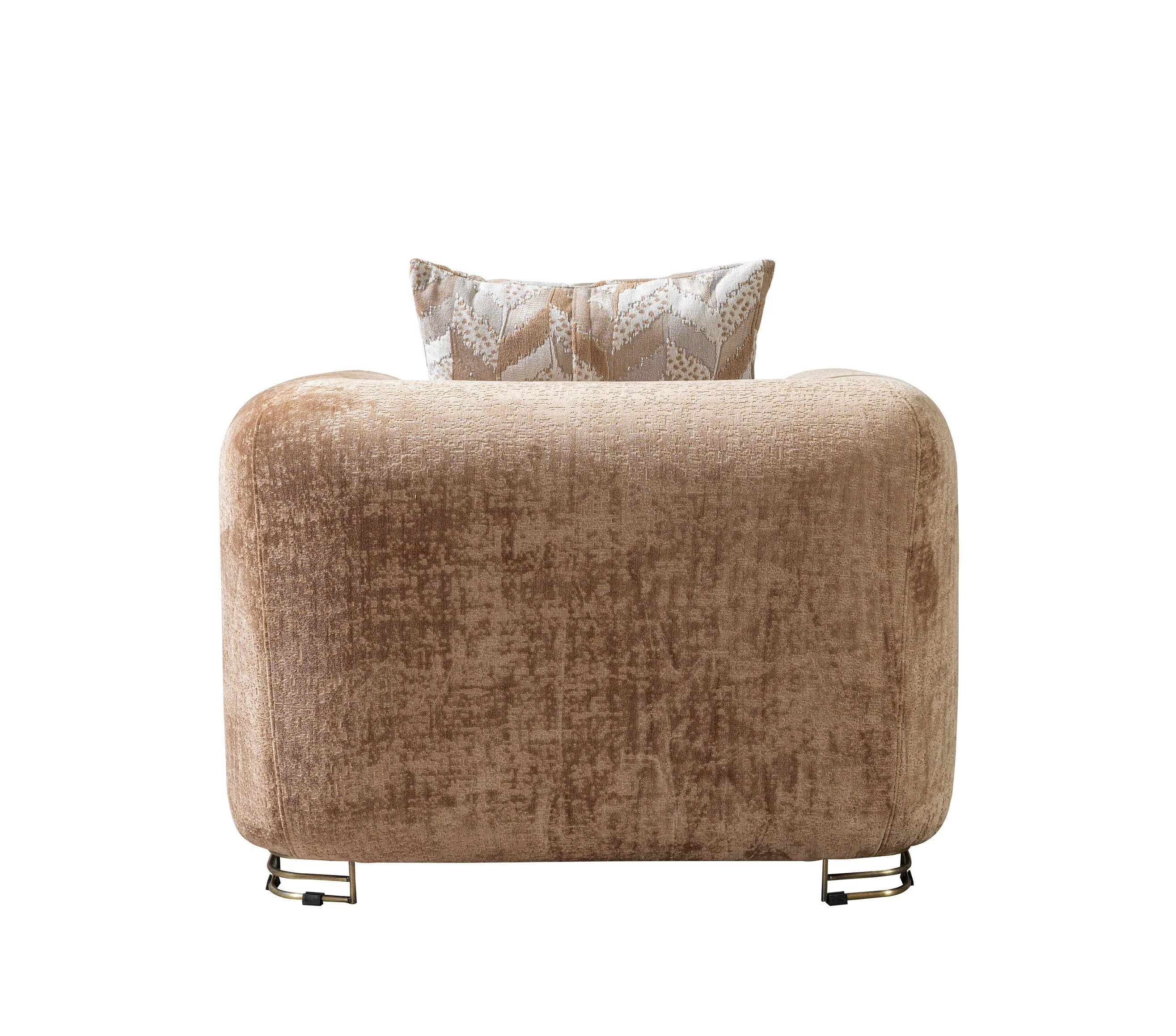Brenda Coffee Boucle Chair - Image 5
