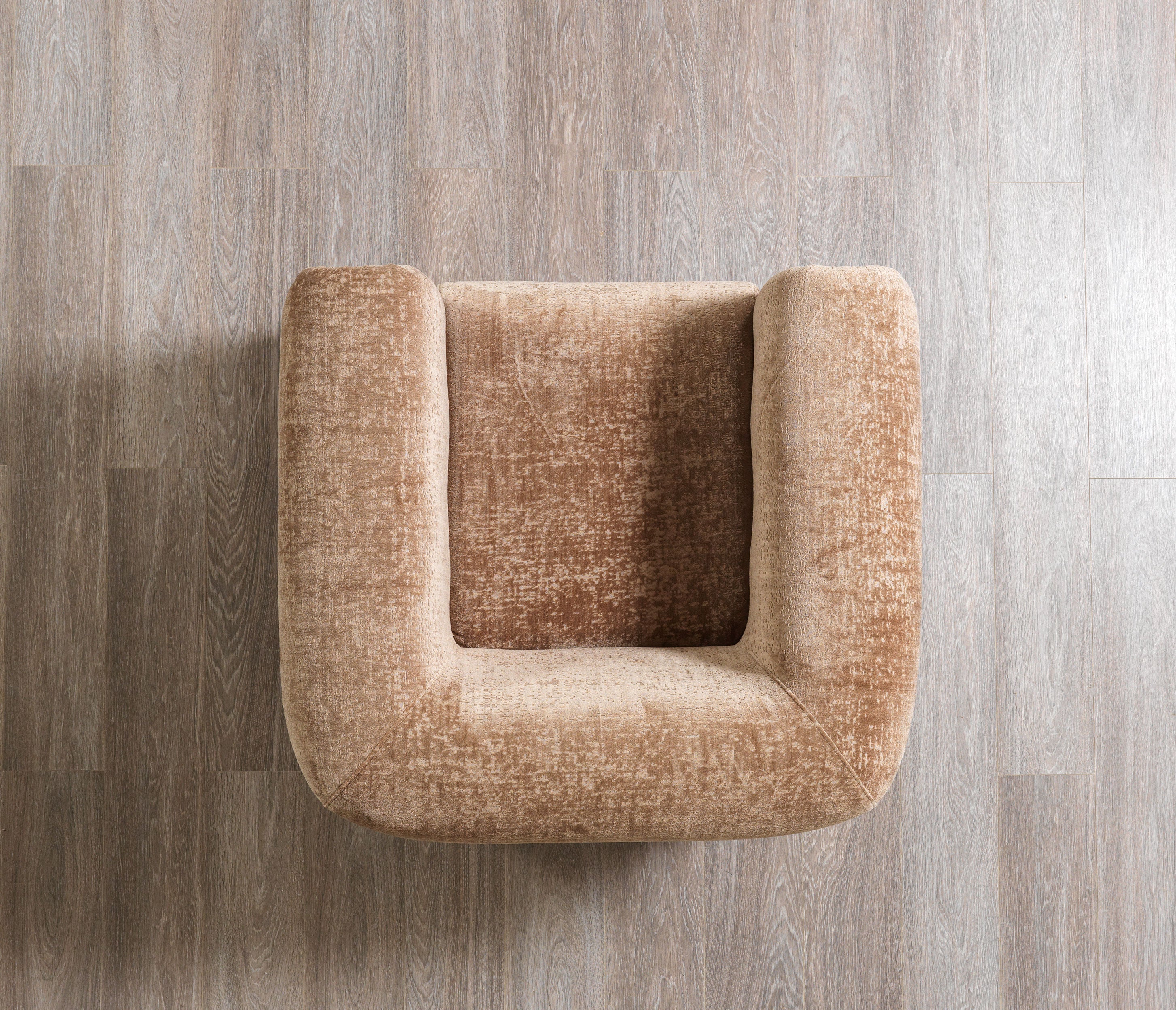 Brenda Coffee Boucle Chair - Image 7