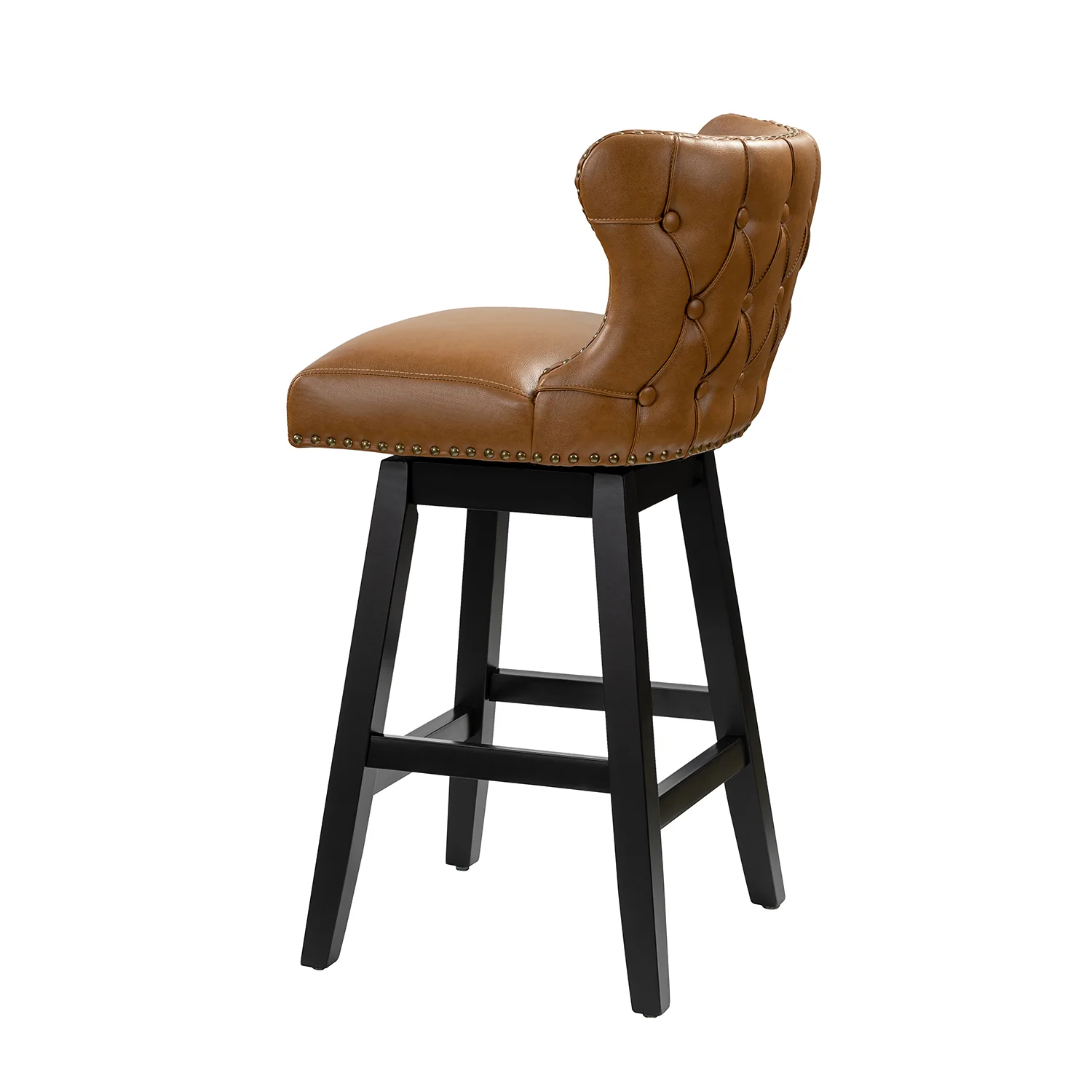 Konrad Swivel Bar & Counter Stool in Camel - Image 3