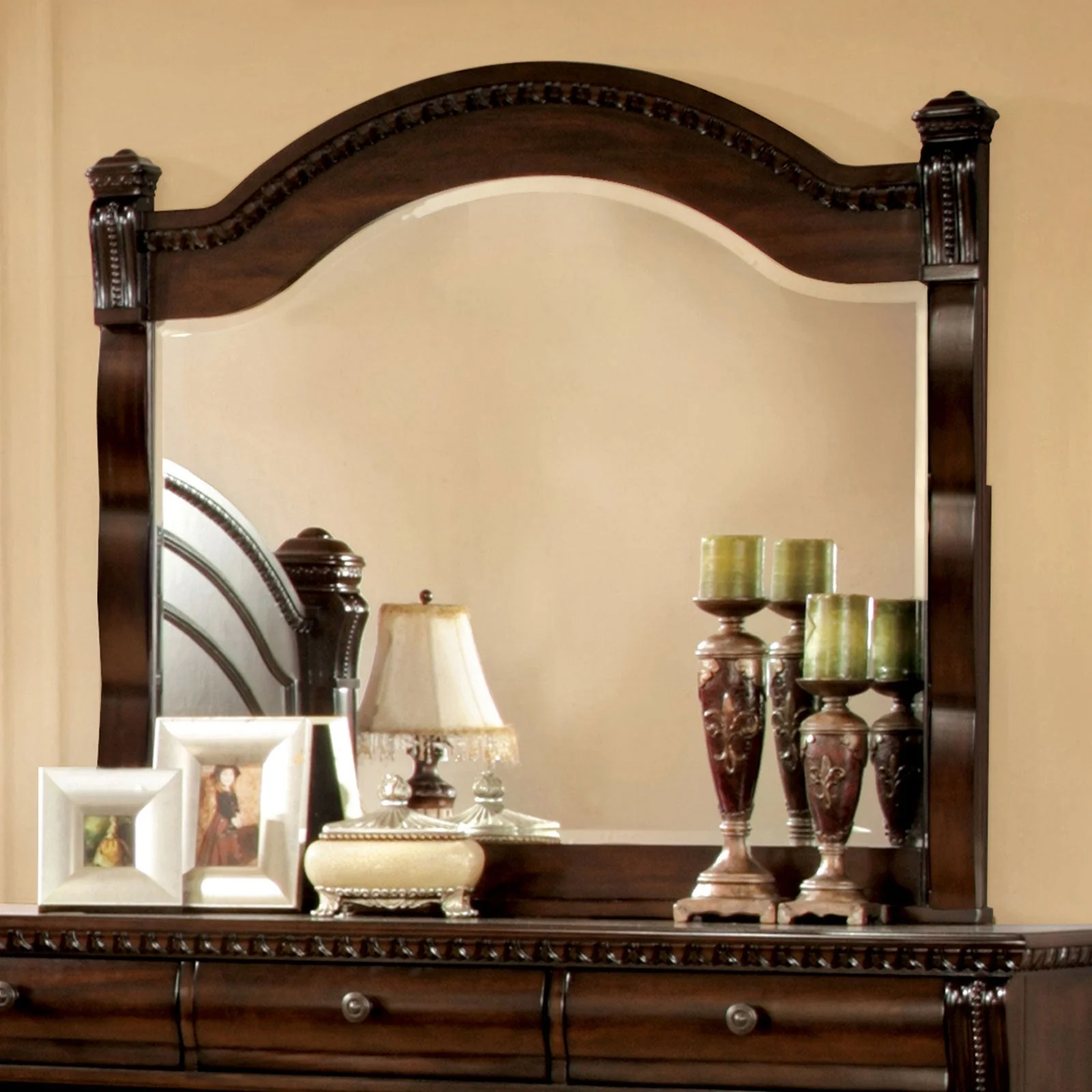 Burleigh Cherry 5 Pc. Queen Bedroom Set w/ Chest - Image 8