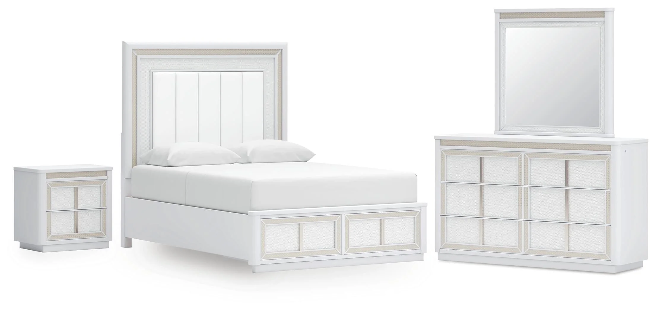 Chalanna Upholstered Storage Bed Bedroom Set - Image 7