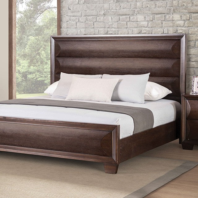 Chemnitz Espresso Queen 5 Piece Bedroom Set w/2 Nightstands - Image 2