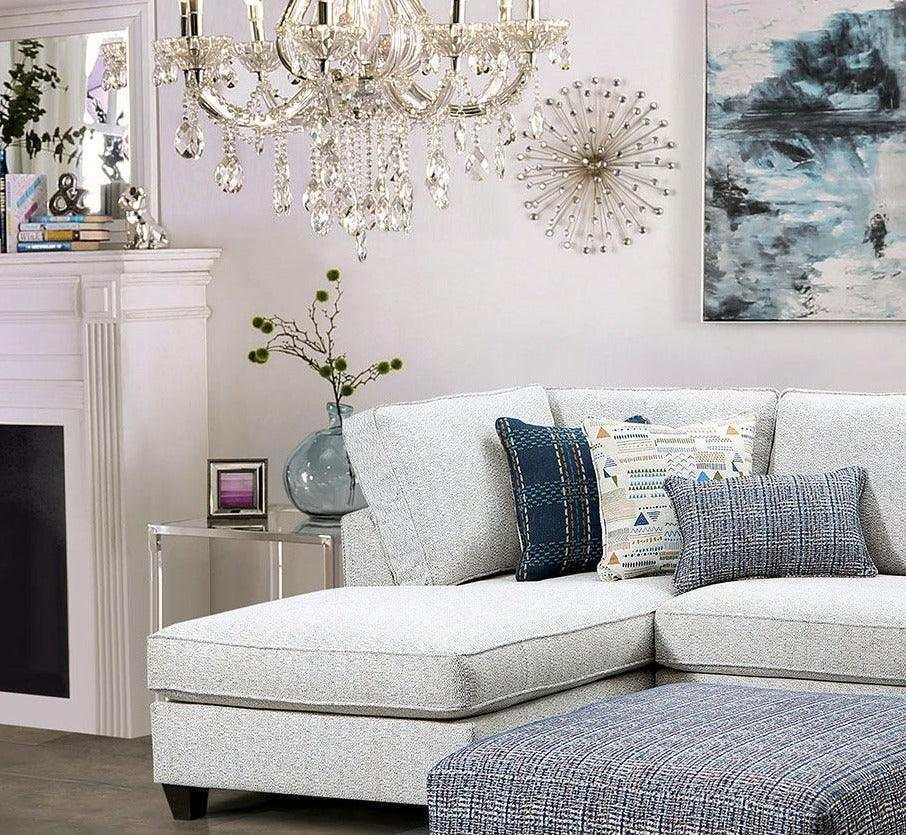 Chepstow Cream L Shape Sectional Sofa - Image 3