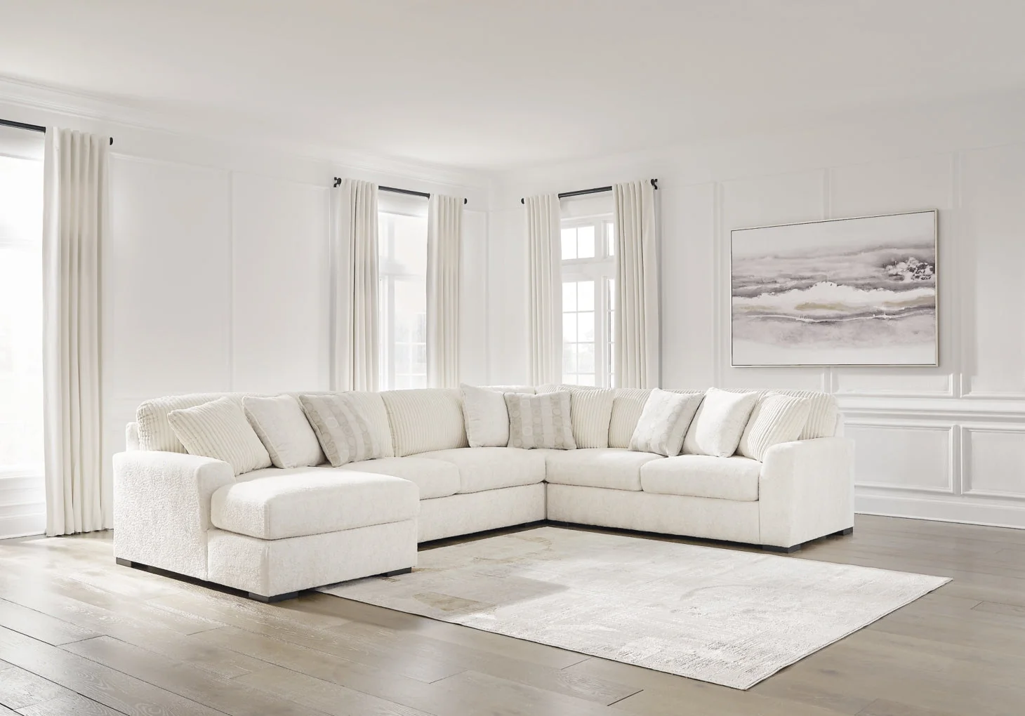 Chessington 4-Piece Sectional with Chaise - Image 4