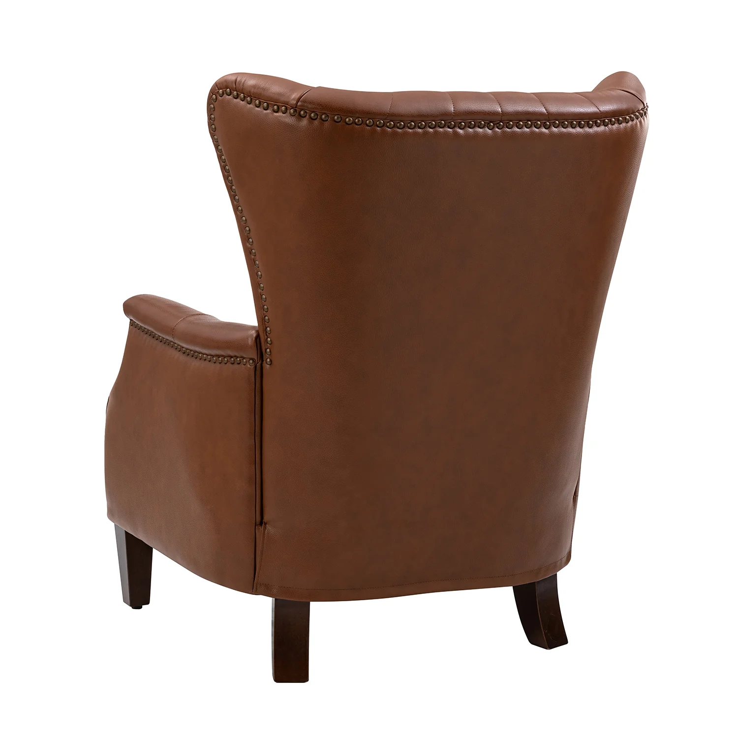 Xaver Genuine Leather Armchair in Brown - Image 4