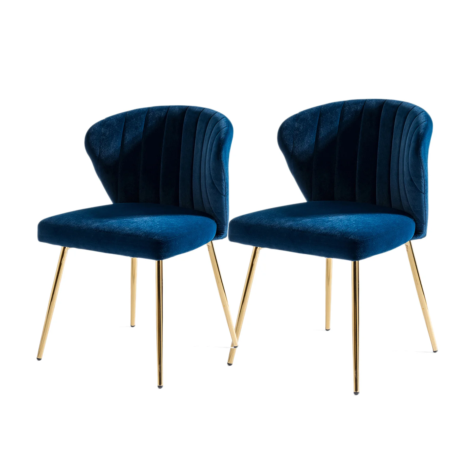 Milia Dining Chair Set of 2 in Navy - Image 2