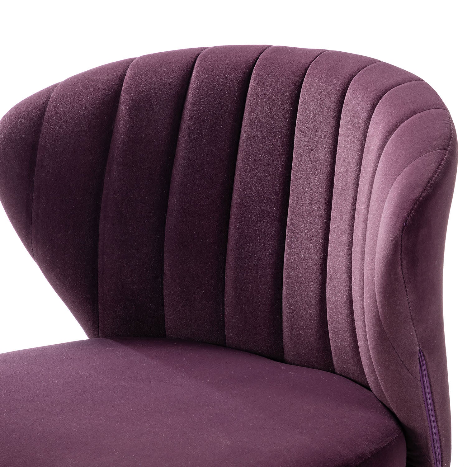Milia Dining Chair Set of 2 in Purple - Image 5