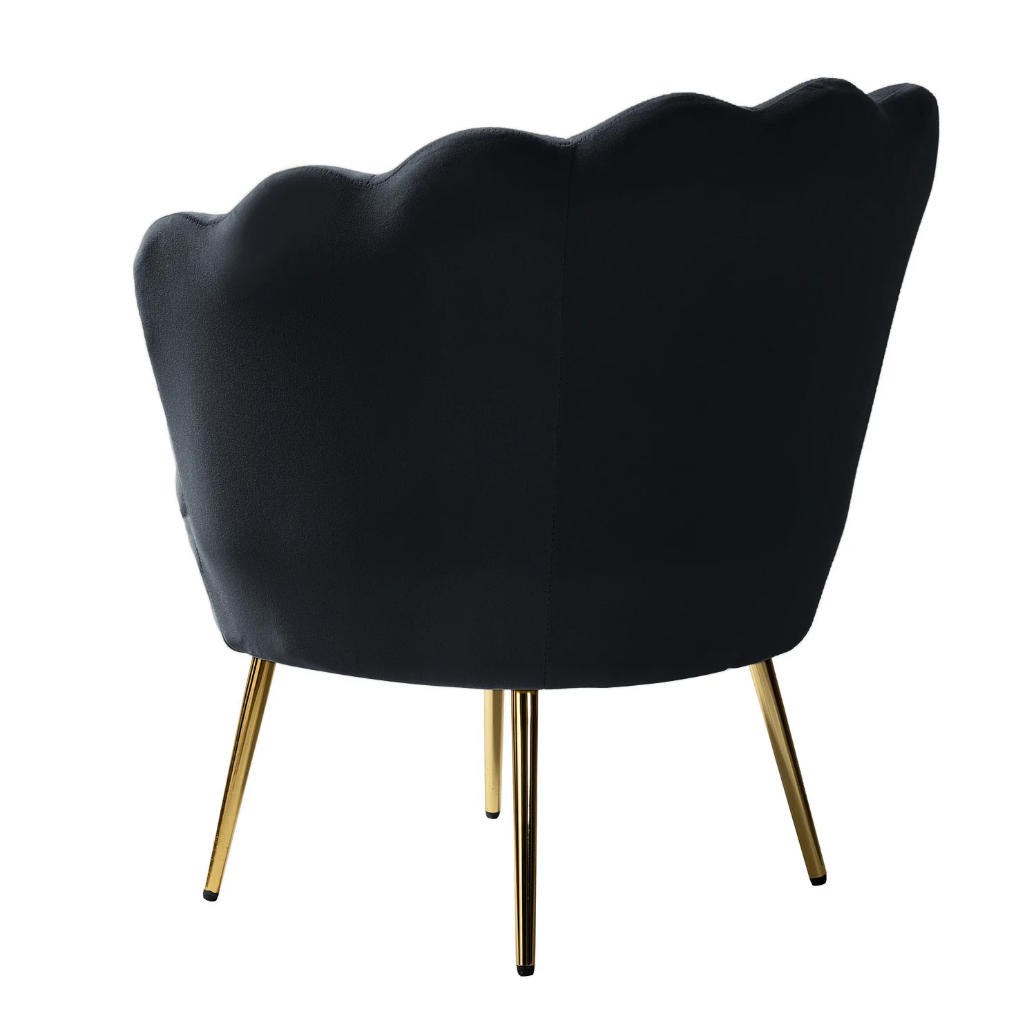 Donata Barrel Chair in Black - Image 3