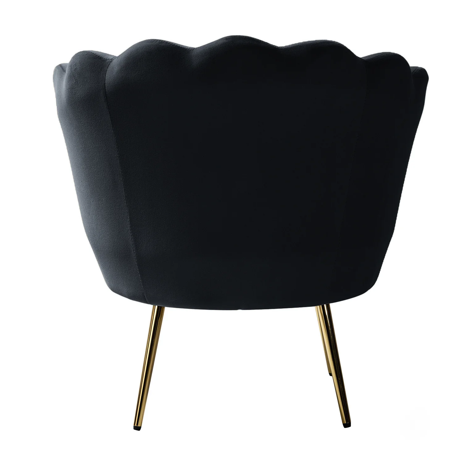 Donata Barrel Chair in Black - Image 4