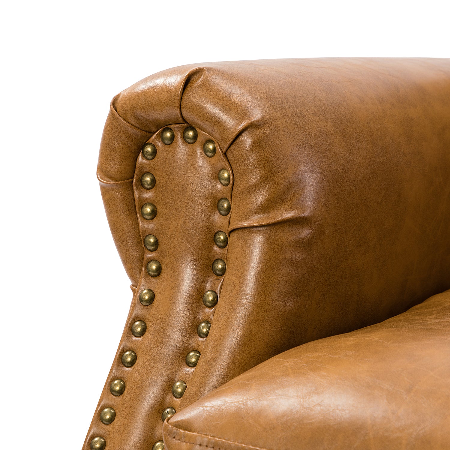 Eric Armchair in Camel - Image 5