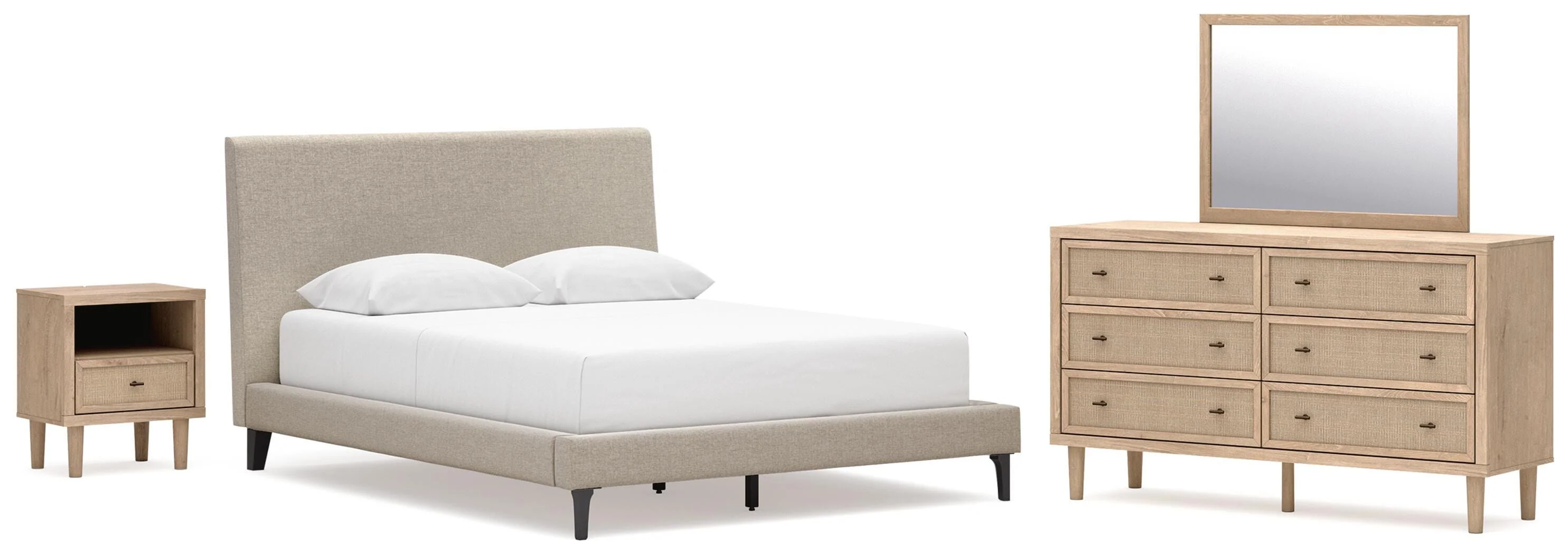 Cielden Upholstered Bed Bedroom Set - Image 11