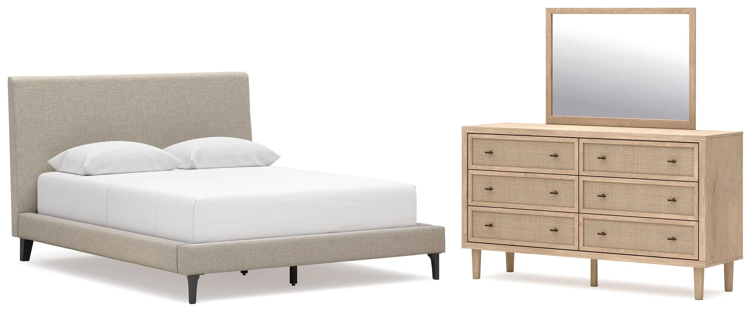 Cielden Upholstered Bed Bedroom Set - Image 9