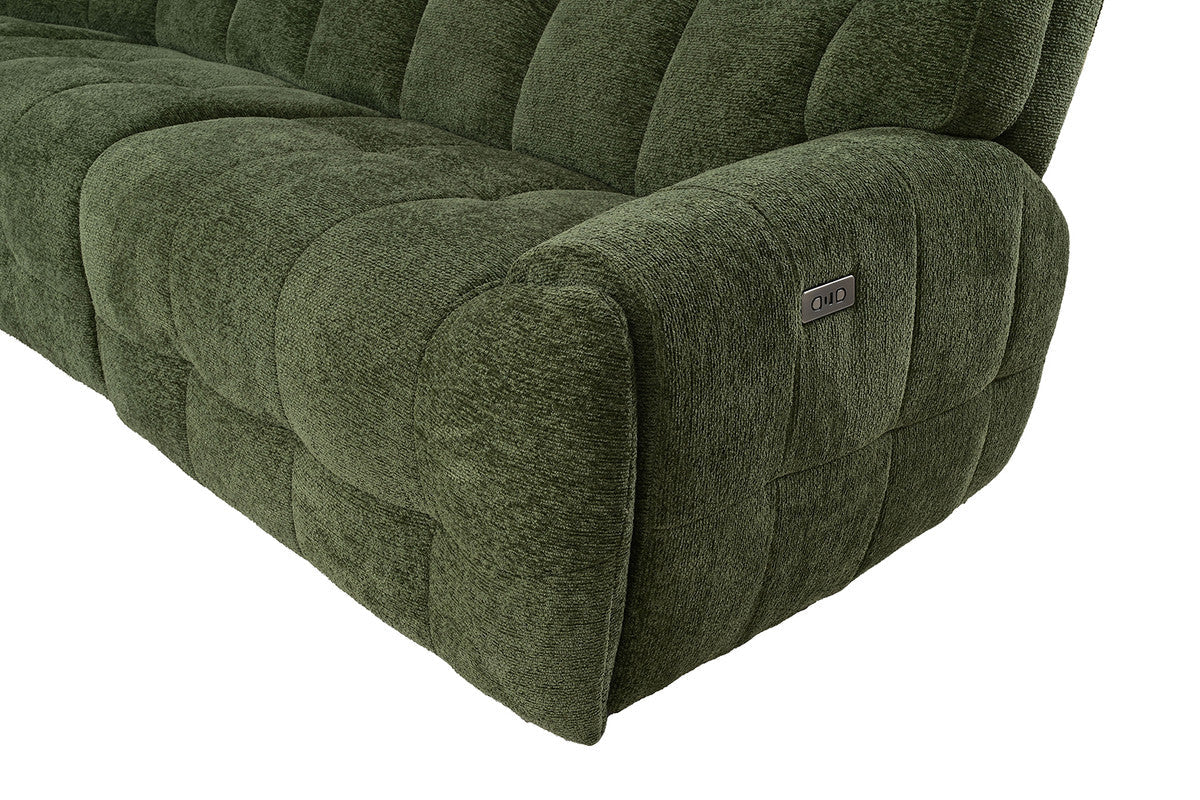 Clemens Jade Green Power Sectional - Image 4