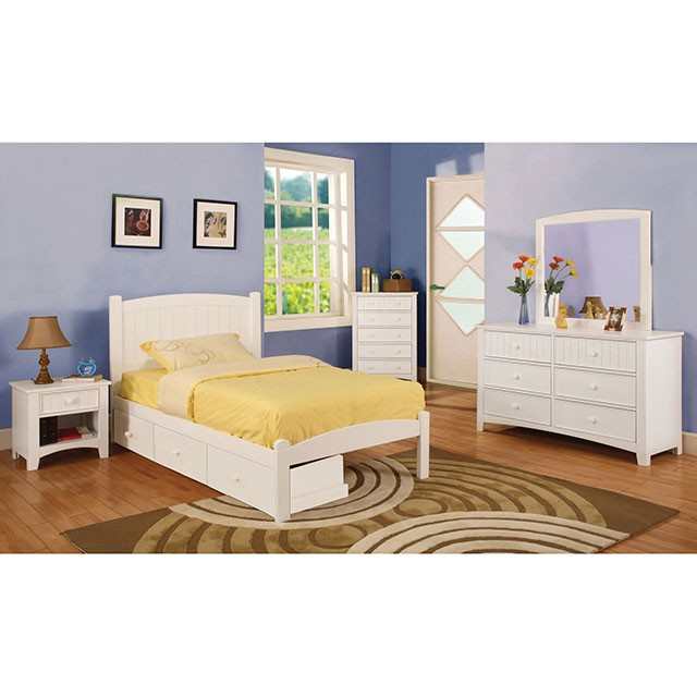 Corry White Nightstand - Image 3