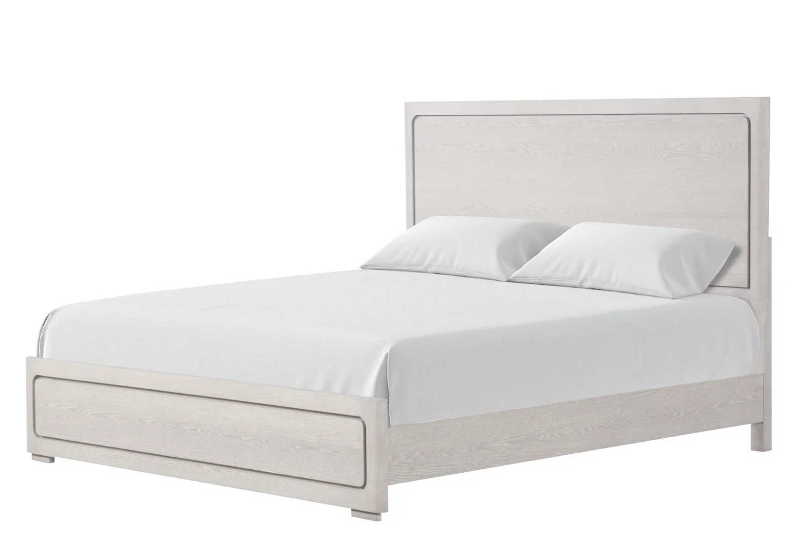 Crowthorne White Oak Queen 5 Piece Bedroom Set w/2 Nightstands - Image 2