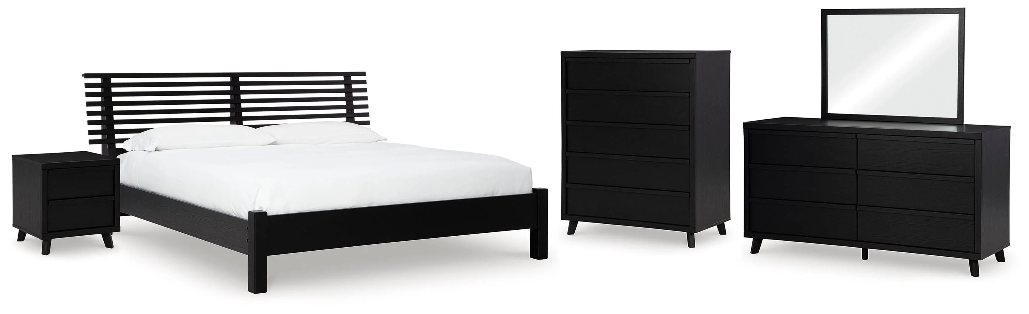 Danziar Slat Panel Bed Bedroom Set - Image 8
