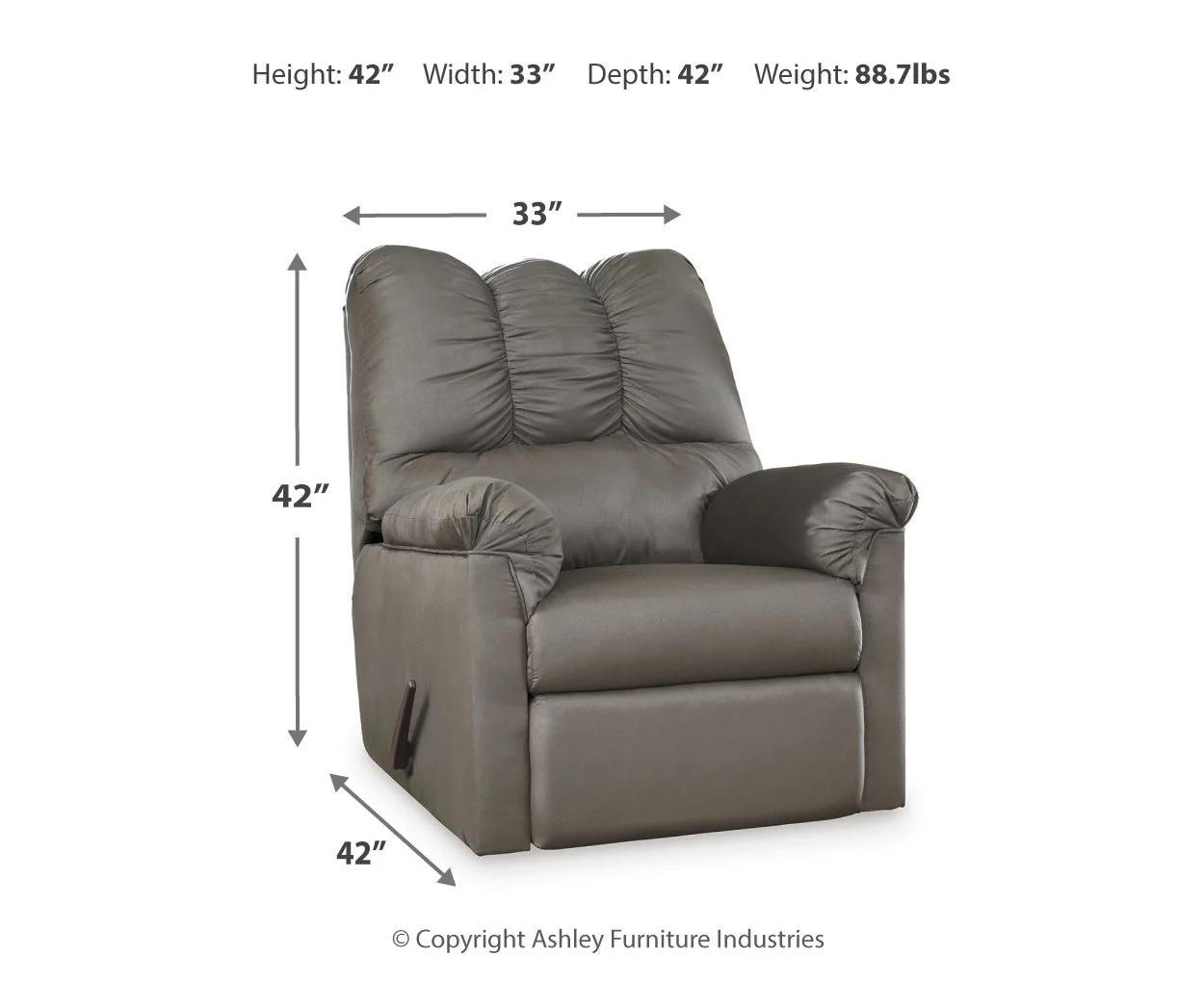 Darcy Rocker Recliner - Image 4