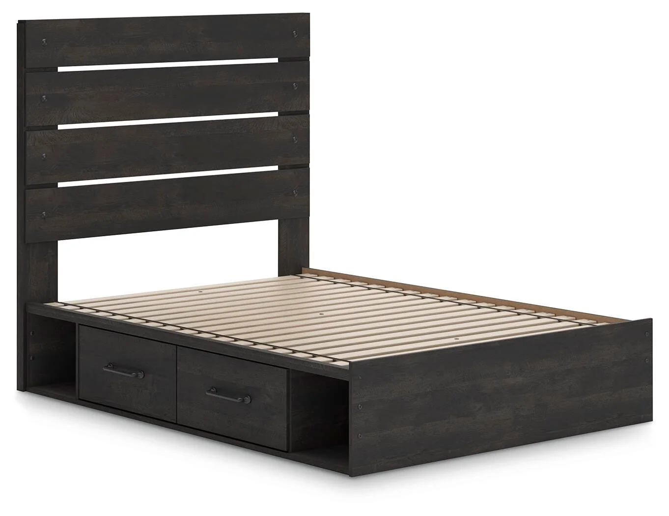 Delmorta Panel Bed with Storage - Image 6