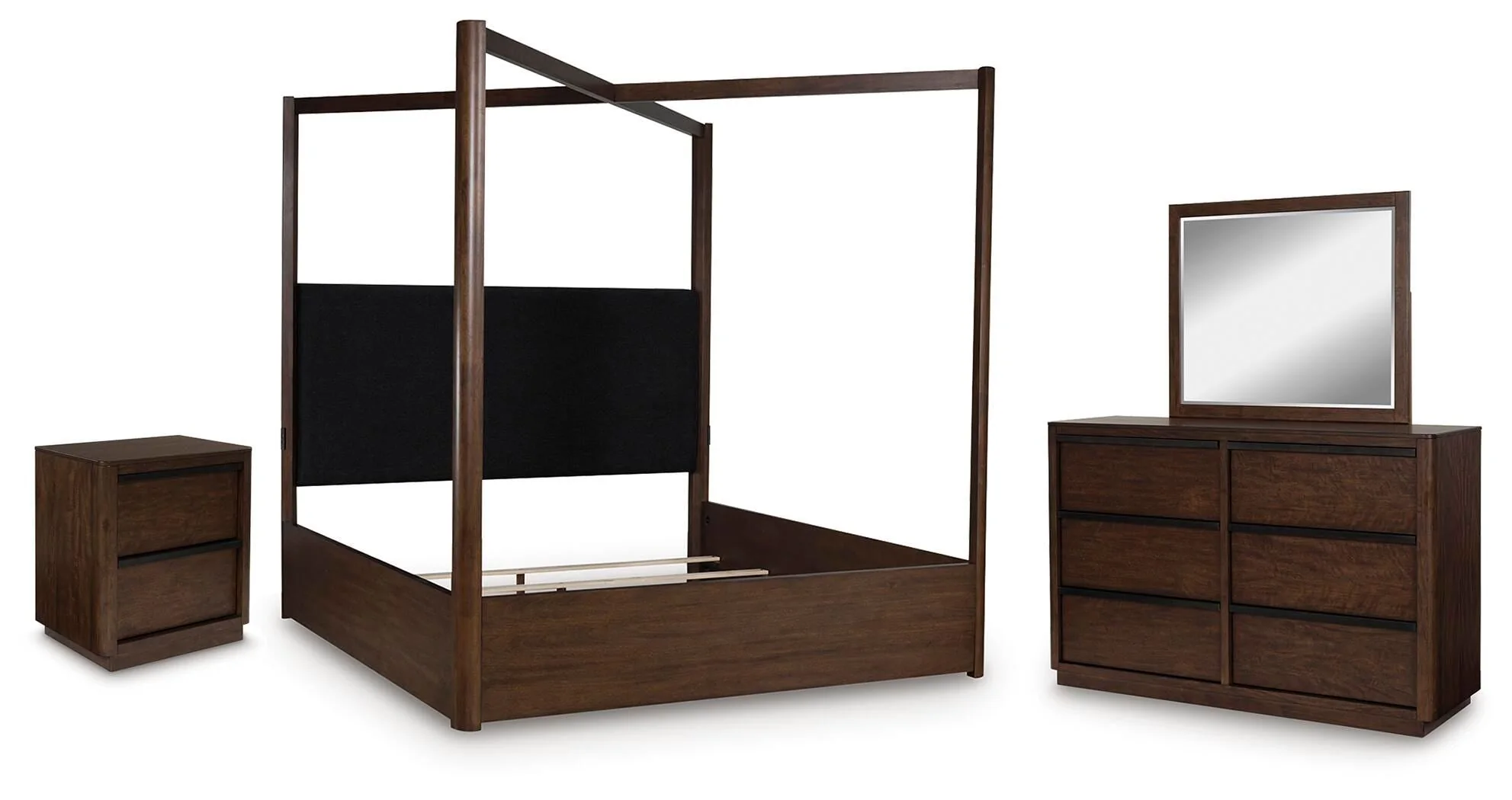 Dilenno Canopy Bed Bedroom Set - Image 3